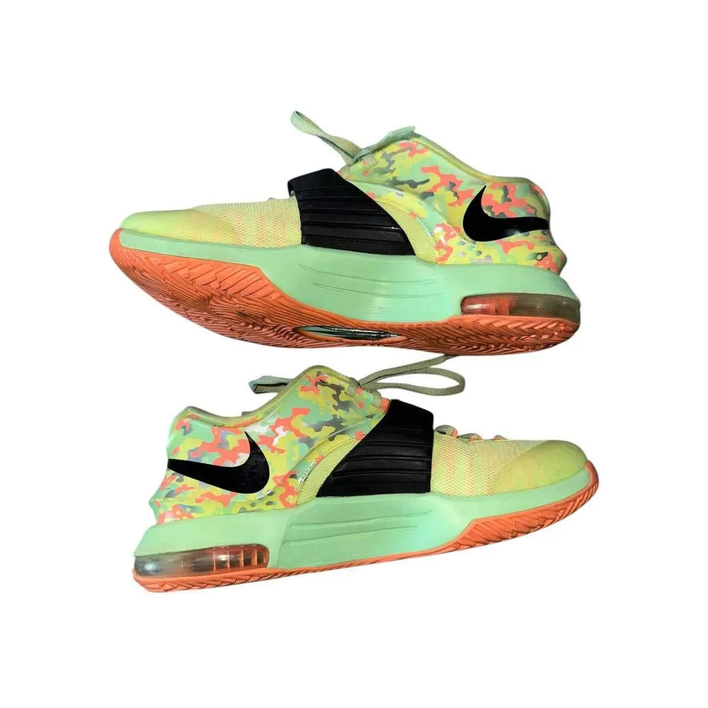 Nike Zoom Kevin Durant Size 8 Easter Vapor Lime Green 7VII Easter Sneaker - Picture 4 of 10